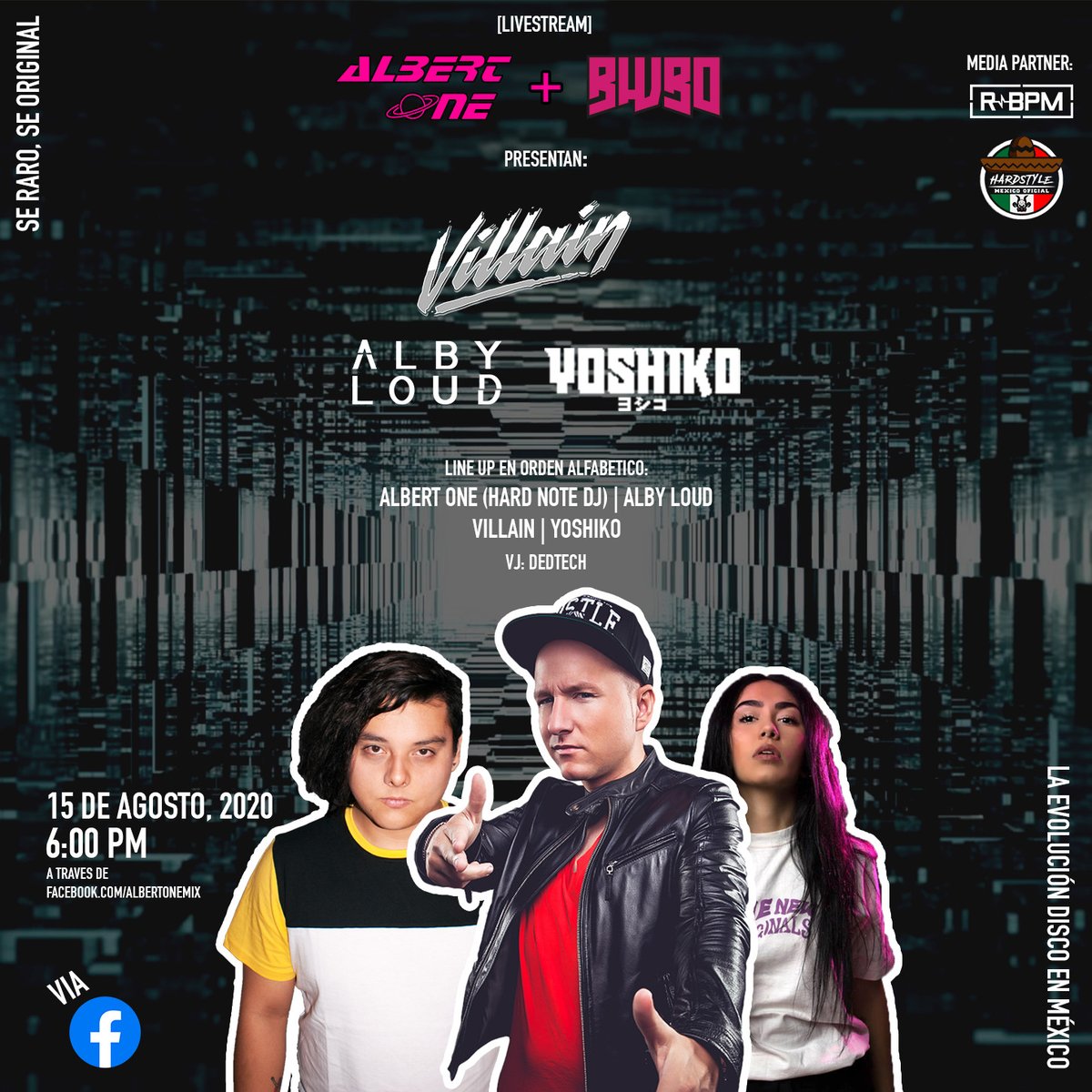 albyloud's tweet photo. HARDCORE/ LOUDCORE THIS SATURDAY!!! 👂🔊☣️ August 15th via Albert One facebook page!!! 🪐  #LOUDCORE #YOSOYALBY #HARDCORE #BWBO https://t.co/9VUv8yFuQy