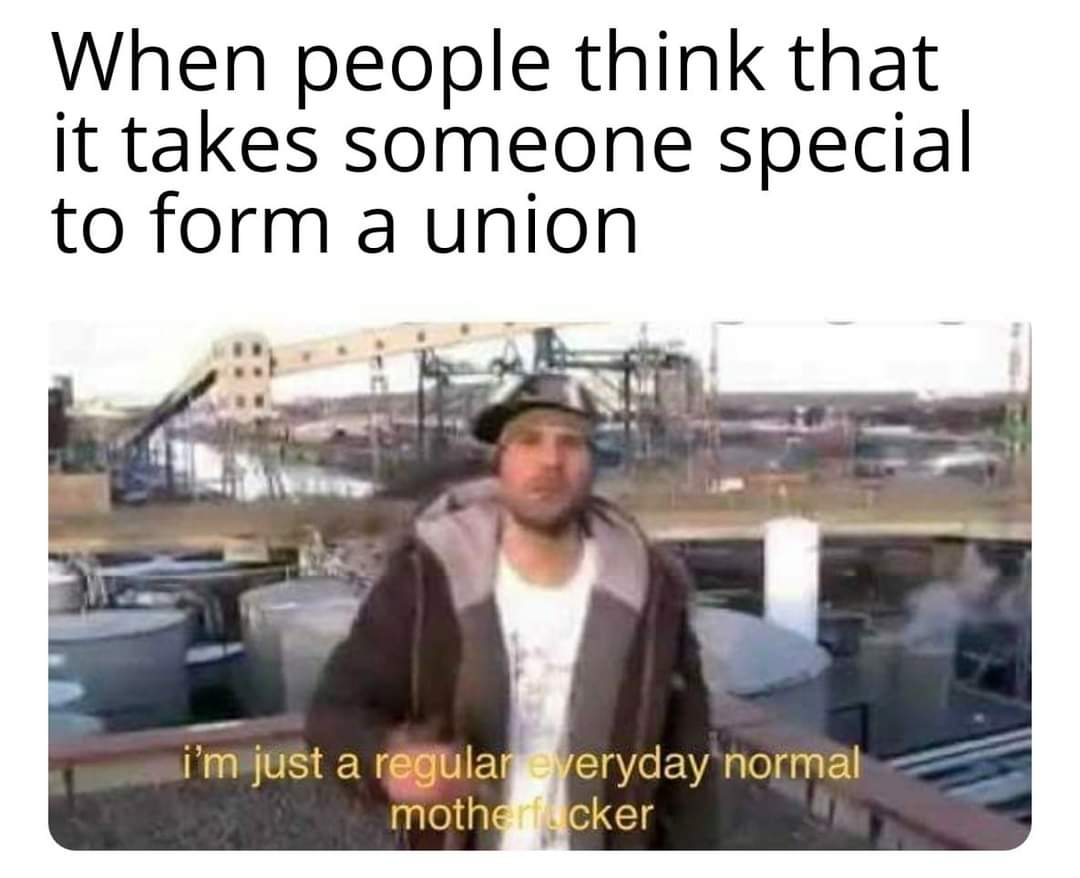 IndustrialWrkr's tweet photo. All it takes is reaching out and talking to your fellow worker to start forming the links in the chain of solidarity! #iww #1u https://t.co/qfCxF6Q0cP