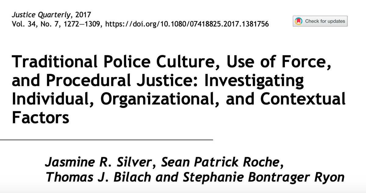 688/ "[Traditional police culture] TPC tends to incorporate distrust toward... citizens... a desire to avoid supervisor scrutiny... and permissiveness toward misconduct." & "Black [police] managers were less likely to endorse TPC than White managers."