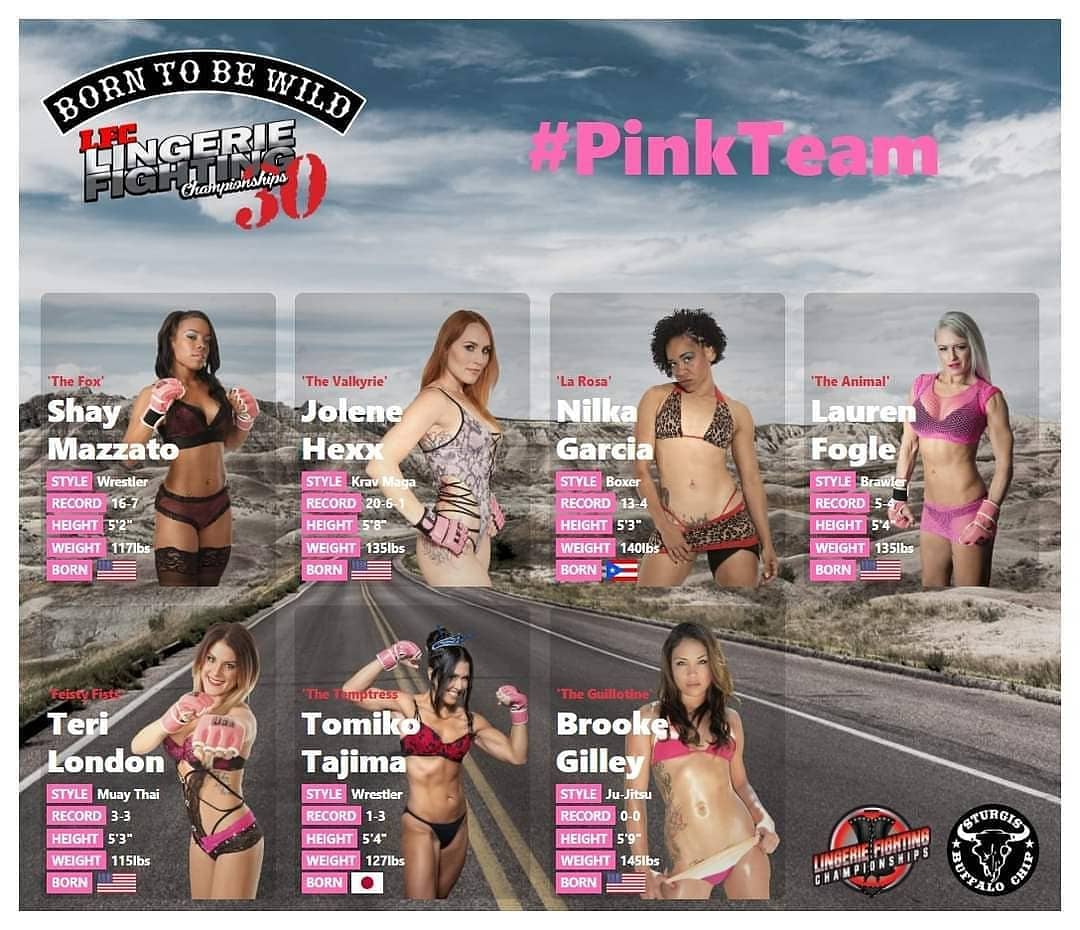 FanboyNation's tweet photo. .@LingerieFC goes down tomorrow night in Sturgis, SD. Pick your team and your favorite fights for #LFC30 #burlesquemma #mma #mixedmartialarts #martialarts #wrestling #fanboynation https://t.co/jpoSRDNprl