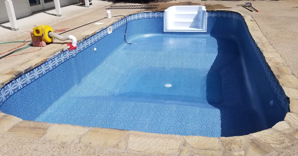 Lonestar_vinyl's tweet image. Liner Replacement Renovation with a @taraliners Fort Walton liner in Burkburnett TX #poollinerreplacement #ingroundvinylpool #linerreplacement #linerpool #vinyllinerpools #swimmingpoolliner #vinylpools #vinylpool #poolliner #vinylliner #vinyllinerreplacements