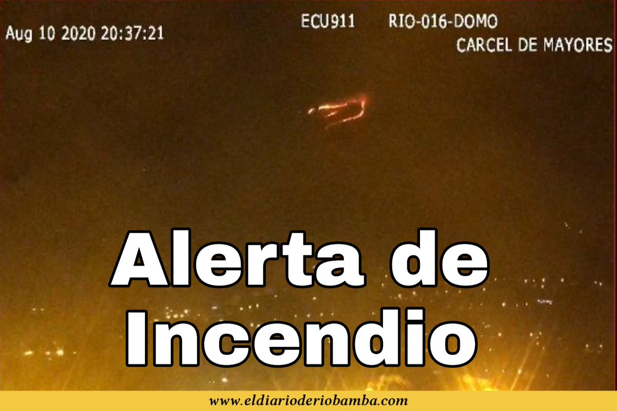 DiariodeRio's tweet photo. #AlertadeIncendio #Riobamba
El ECU911 reporta que mediante cámaras de videovigilancia se visualiza un incendio forestal...aquí los detalles: https://t.co/aaIIpHPUUA https://t.co/VNRyoAwxj0