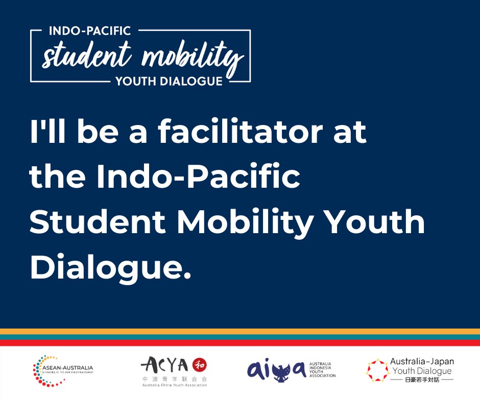 Excited to be helping facilitate the IPSMYD later this month! Let’s talk student mobility and overseas study 🤩 #mobilitydialogue2020 #aasyp