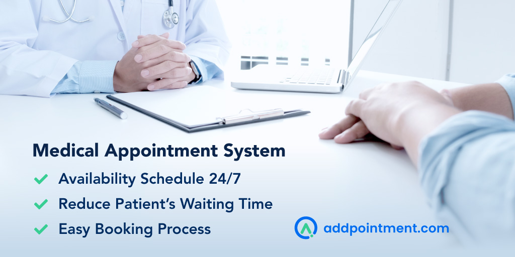 apptsoftware's tweet image. Private practices, clinics and medical centres now cut short of patient&apos;s waiting time and bring the simplicity of self-book their own appointment at home. 

Find out more at addpointment.com

#medicalappointmentsystem #onlinebooking #appointmentschedulingsystem #clinics