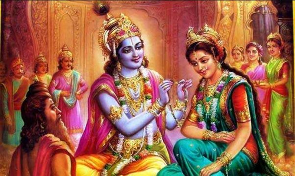 Hindu Media Wiki on X: "Rukmini Devi has a highest importance in Krishna's  life among all the wives. Having said she knows the entire Krishna Tatva  through her devotion and dedication as