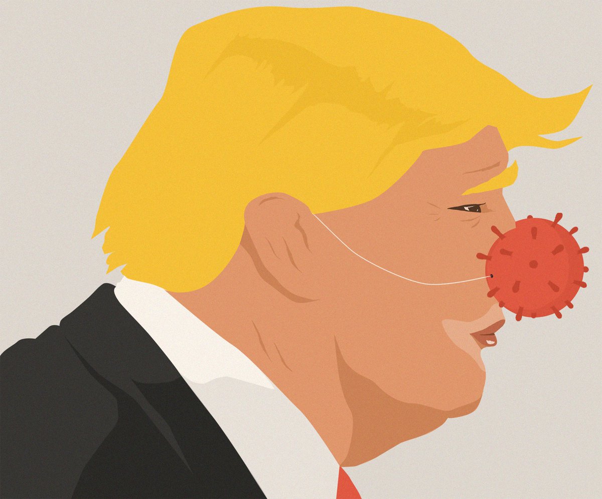 A pandemic is not a joke.
Donald Trump on Covid death toll: 'It is what it is".
Seems that Mr. Trump still not grasping the severity of the pandemic.
<a href="/AnnaGoodsonMgmt/">Anna Goodson Illustration Agency</a>
#illustrator #illustration