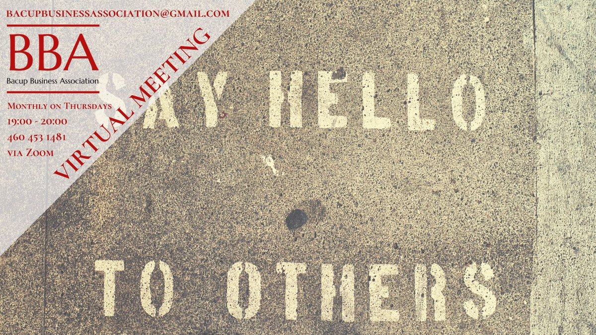 Don't forget that the next BBA meeting will be this week on Thursday evening, at the new time of 19:00! 👌

We really hope to see you all there. If you haven't made it to a meeting for a while, why not pop along and say hello? 🤷‍♀️