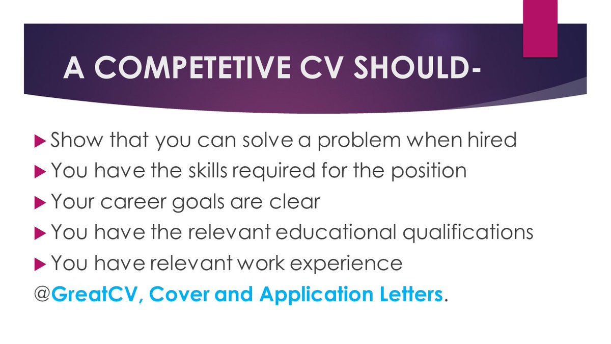 CarolyneLunga's tweet image. #cvwriting #cvdevelopment #cvbuilding #greatcvdevelopment