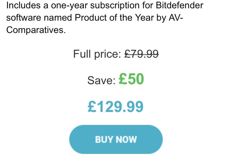 devondigital's tweet photo. I’m no financial expert, but this @Bitdefender offer seems to be rubbish... https://t.co/SQtdjF5XAw