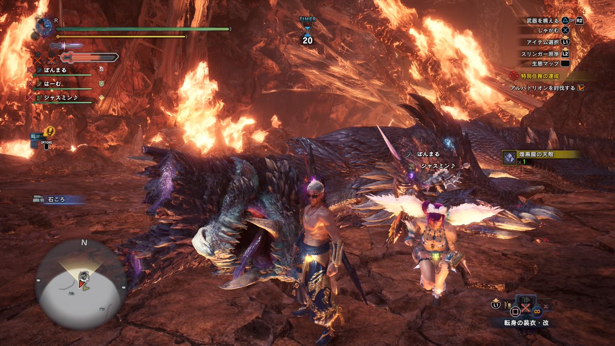 R_MHW_'s tweet photo. 久しぶりのモンハン(^^)　てか久しぶりのゲーム(^_^;)　#MHW #MHWIB ＃モンハン　＃モンハンワールド　＃アイスボーン #PS4share https://t.co/fmzWs7pk4i