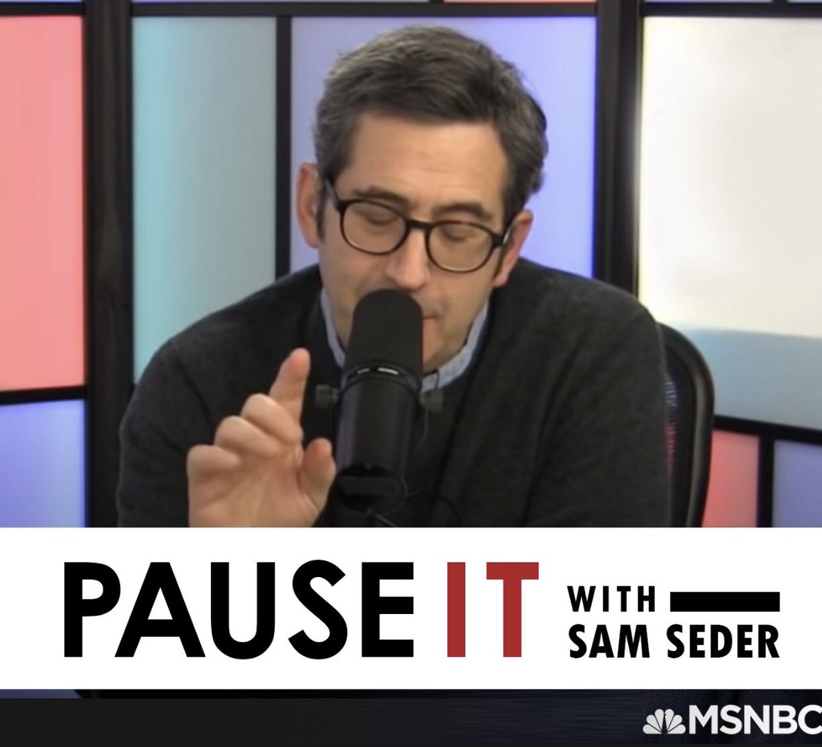 kellycarey's tweet photo. Coming this fall to MSNBC, a @bifurombur production hosted by Political Analysis Expert & Unnecessarily Longstanding Twitter Feud Aficionado @SamSeder ... #PauseIt.
We can’t wait for you to watch & wait & watch & wait &...watch and wait like you’ve never watched & waited before. https://t.co/I5q54WVi4w