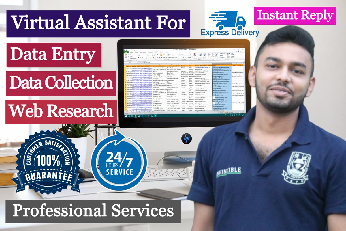 mhnayeem0's tweet photo. Are you searching for a reliable #Data_Entry_Expert? I am here.

40% Discount on Data Entry Project. Limited Offer

You can Hire me on Fiverr. If you interested then Message me.
#InterruptTrump #teamhannah #DrunkHistoryTrump #Shia #Denver https://t.co/EsT0SoSI8Q