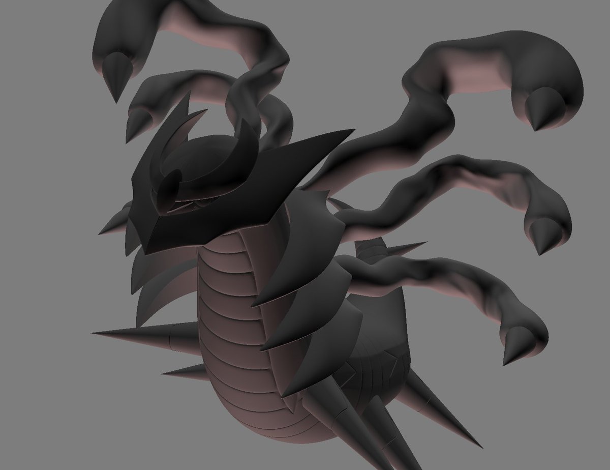 ট ইট র たかさおじさん 3dプリンターで1 40scaleのギラティナ オリジンフォルム出力 Dsがやぶれた の時のモデルを改修