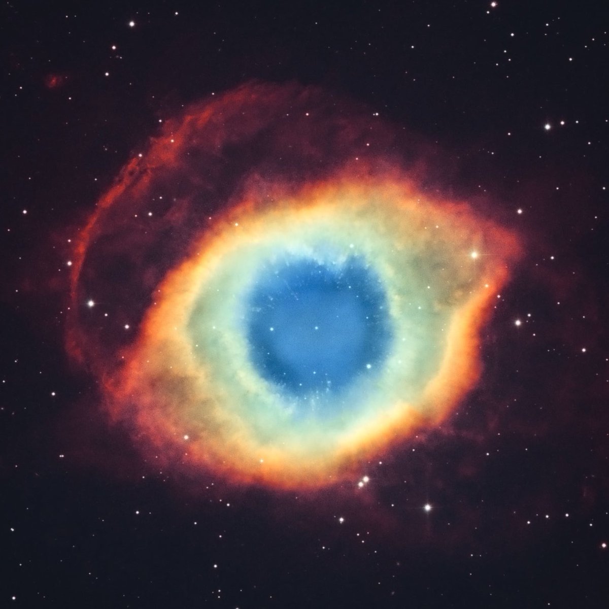 Helix Nebula - Photograph from r/Astrophotography subreddit.
