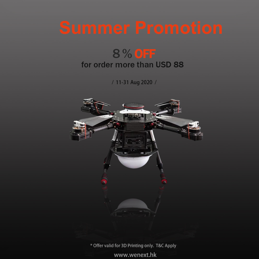 Wenexttech's tweet photo. Summer Promotion
No promo code is required. To get 8% OFF for order more than USD 88 NOW!
Order here:
https://t.co/APMSVBI7zU
#3dprinting #sla #sls #mjf #CNC #molding #rapidtooling #injectionmolding #productdesign #vacuumcasting #wenexttech #wenext #mechanicalengineering https://t.co/aFbYLNX5OL