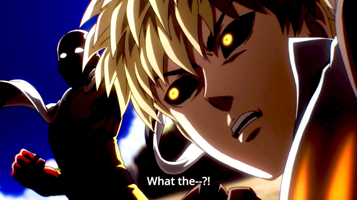 𝐴𝑛𝑖𝑚𝑒 𝑁𝑖𝑛𝑗𝑎 アニメ忍者 Saitama Vs Genos サイタマ 対 ジェノス Anime Strong Hero アニメ Aesthetic ワンパンマン Onepanchman Cool