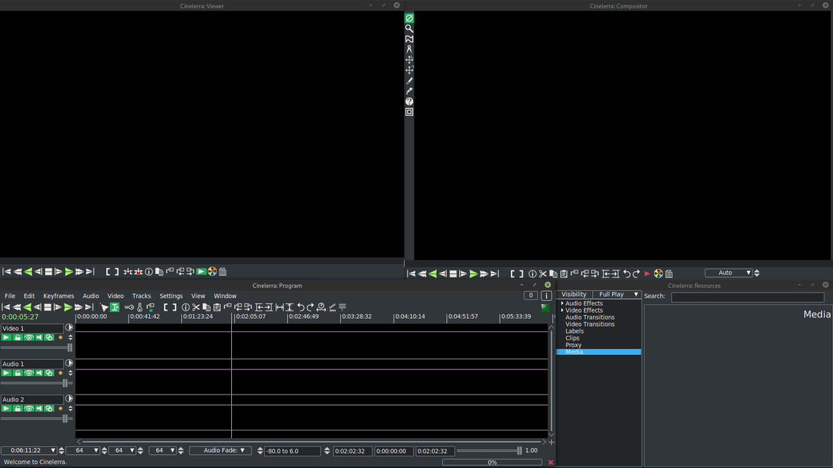 DeLinuxCo's tweet photo. #DeLinuxCo Workstation comes with 2 video editors preinstalled: #kdenlive as an appimage which is stable as can be & #cinelerra, they are even on the ISO! #Linux https://t.co/lUDwWd416B
