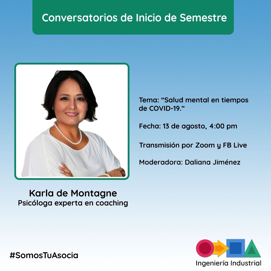 Conversatorios de inicio de semestre! Valen por horas conferencia👀                                          #SomosTuAsocia