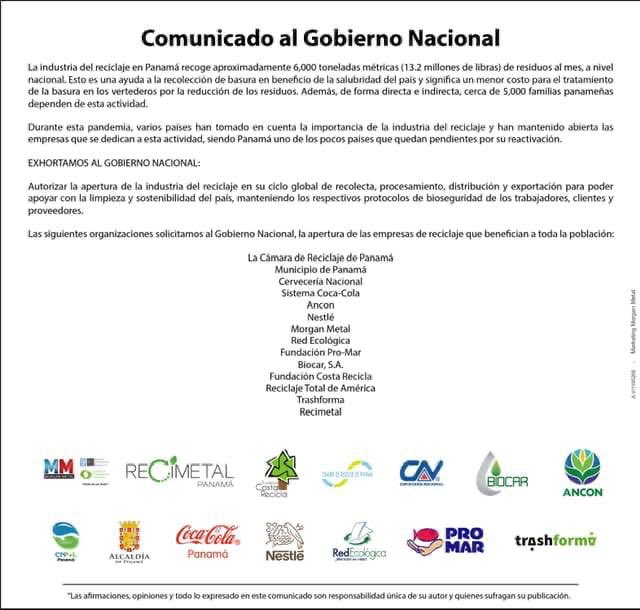 CRPANAMAORG's tweet photo. #COMUNICADO: https://t.co/LjgE18hxtC