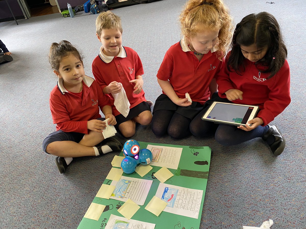 1 Violet working hard during Robotics. We are programing robots to teach others about the life cycle of a mealworm. 😊 <a href="/rydalmereps/">Rydalmere Public</a> <a href="/bek_zadow/">Bek Zadow</a>