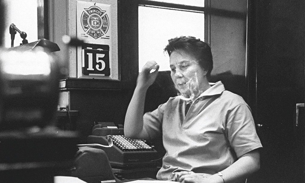 Women writers looking bored and holding a cigarette, part 27 in a series: Harper Lee