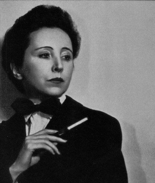 Women writers looking bored and holding a cigarette, part 28 in a series: Anaïs Nin