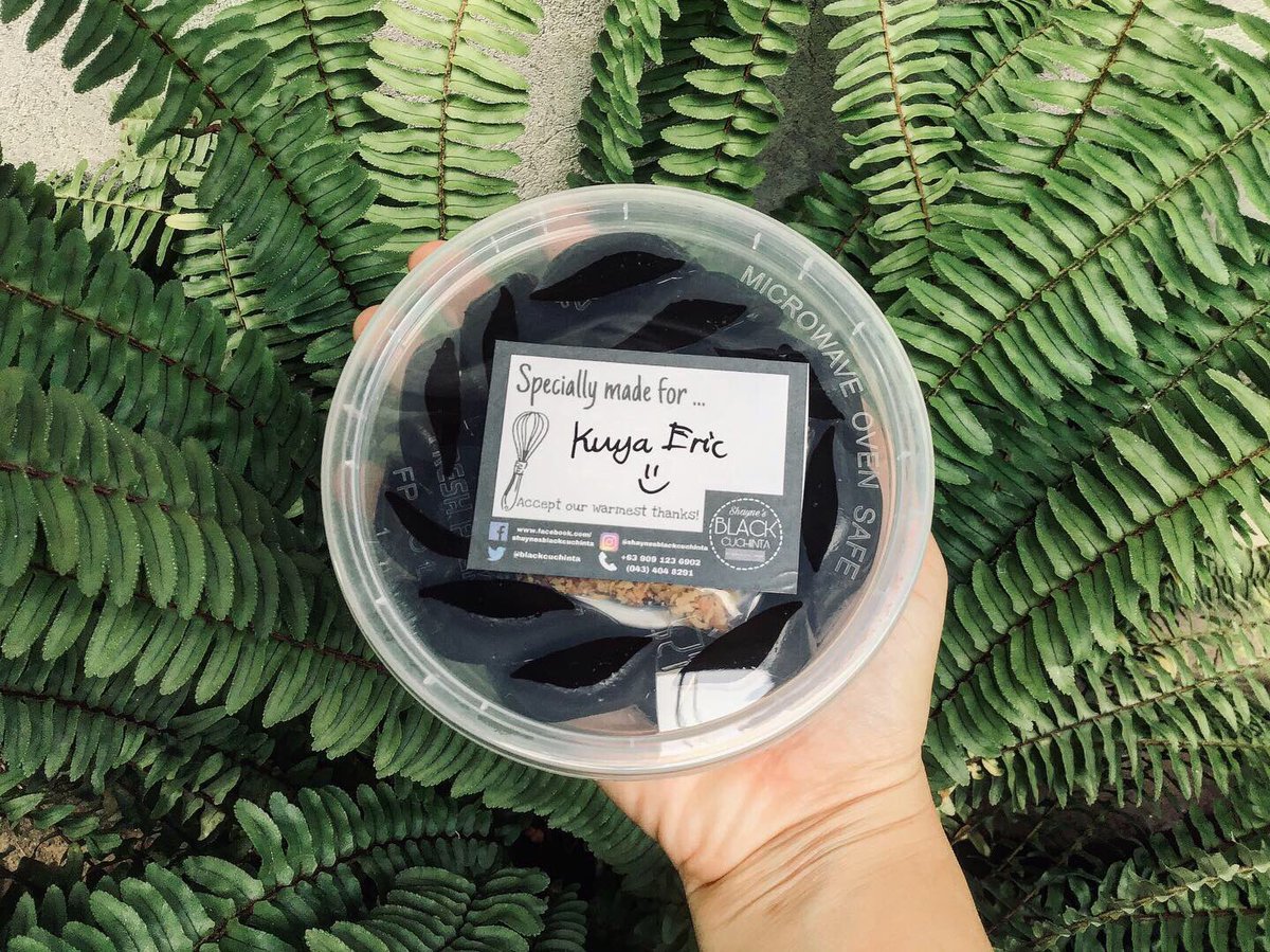 blackcuchinta's tweet photo. — Ms. Sharmange Monastrial (Happiest birthday po 🥳) and Kuya Erick Añiz! 🖤✨

Orders are still open for the August 12 and August 15 schedule! https://t.co/zVs5eSnMmY
