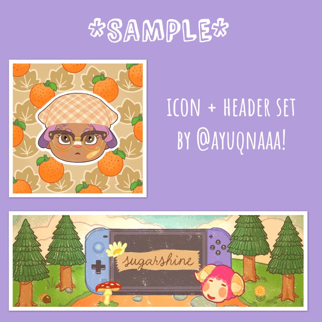 justacnhtingz's tweet photo. ✨ 200 FOLLOWER ART RAFFLE ✨
I’ve decided to collab with @ayuqnaaa to give one winner an icon + header set commissioned by her! 
To enter please:

- Follow me &amp; @ayuqnaaa!
- RT &amp; LIKE

RAFFLE ENDS 8/16 at 8 PM UTC +3 GOOD LUCK ☺️ #ACNHgiveaway #ACNHTRADE #acnh #acnhvillagertrade https://t.co/IQFFTPIIlF