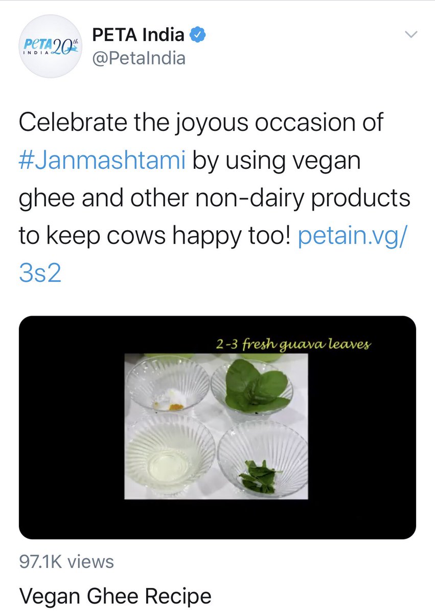 Lord Krishna showed by His personal example how to love cows & drink cow milk & eat cow ghee, curd, maakhan etc. Don't fall to this propaganda. They want you to stop drinking milk so that cows can be slaughtered.Cows milk/ghee increases the fine intelligence of children's
