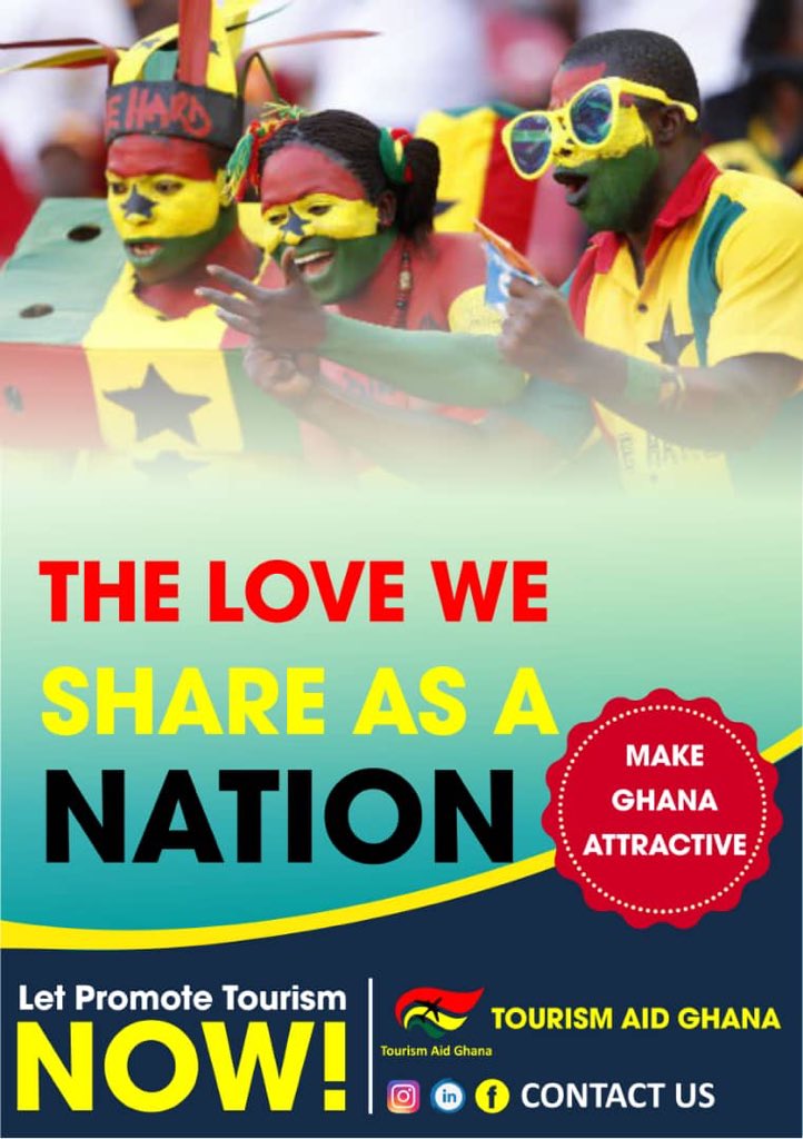 TourismAidGhana's tweet photo. We are committed to promoting Tourism in Ghana. 
The #Love we share as a #nation, 🇬🇭 
#TAG2020 https://t.co/dX4FJgoXDQ