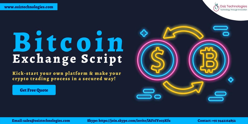 Osiztech's tweet image. Are you dreaming to start your own #BTC #trading instantly?
Get the best #bitcoinexchangescript from #Osiz for your consistent #Trade over the #Bitcoin exchange platform facilitating secure &amp; fast transactions.
&gt;buff.ly/2Zhjnt0
#Crypto #Cryptocurrency #Australia #Japan