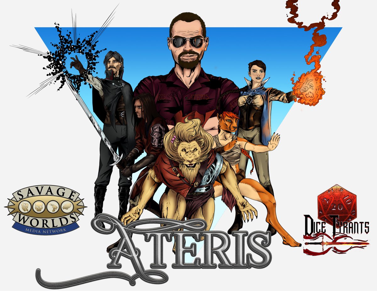Fable_Roll's tweet photo. I seriously can't wait for you all to experience our #Savageworlds #Ateris special we just recorded. It's a few weeks away yet, but it's going to blow. your. minds. ;) https://t.co/N8eq5aXPZS