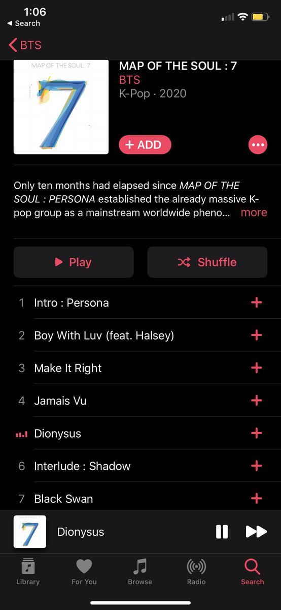 4. Enjoy your 6 months of free Apple Music. Remember that adding the albums to the playlist will not count as streams. The  symbol means it is in your playlist and will not count as a stream. The  means it is not in your library and will count as a stream