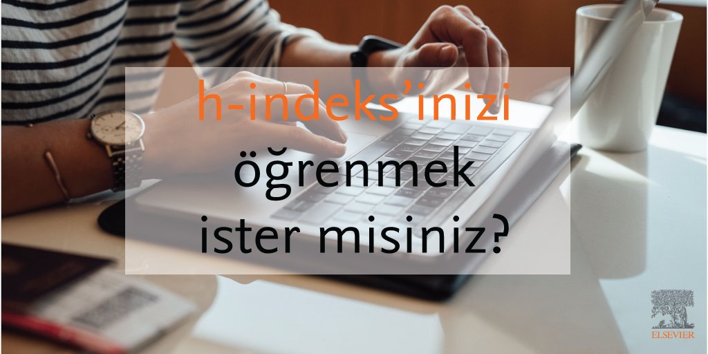 ElsevierTurkiye's tweet photo. h-indeks'inizi öğrenmek ister misiniz? Dünyanın en büyük bilimsel veri tabanı sayesinde araştırma kariyerinize yön verin. Yazar profilinizi onaylamak ve güncellemek için: https://t.co/oQJzf8BBcP https://t.co/a4qL9mh8tV