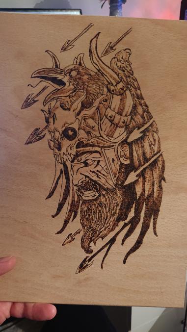 dannybeza88's tweet image. was looking into greek mythology so thought find a design and burn to wood. #Hades #godsofolympus #mythology #pyrography