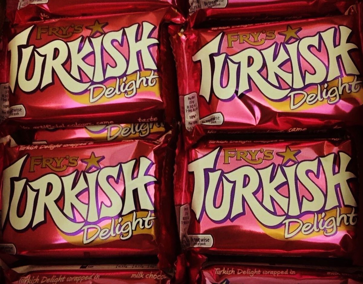 Folk_On's tweet photo. 3. Rose flavoured jelly covered in chocolate - Turkish delight.
#delight #avoidconfusion #folk https://t.co/zDVpxumvkG