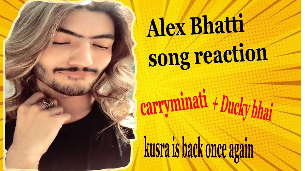faheeeem007's tweet photo. Alex bhatti song reaction diss rap on #carryminati &amp; #duckybhai 
https://t.co/DVnKCXPXYI https://t.co/Ek1iINQl7B