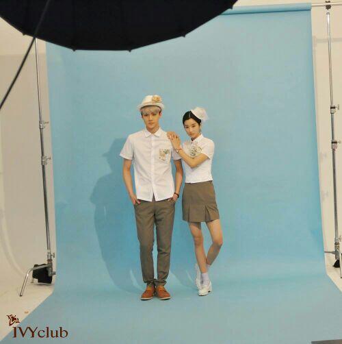 seo yeji with sehun