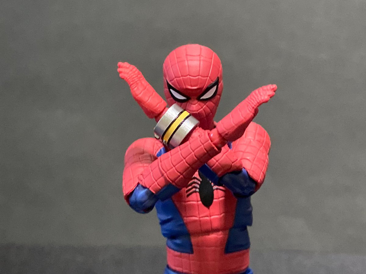 のぶたん S H Figuarts 東映版スパイダーマン到着 動画でポーズは研究しつつ待ちわびてました この手の形が独特なのが良いですよね