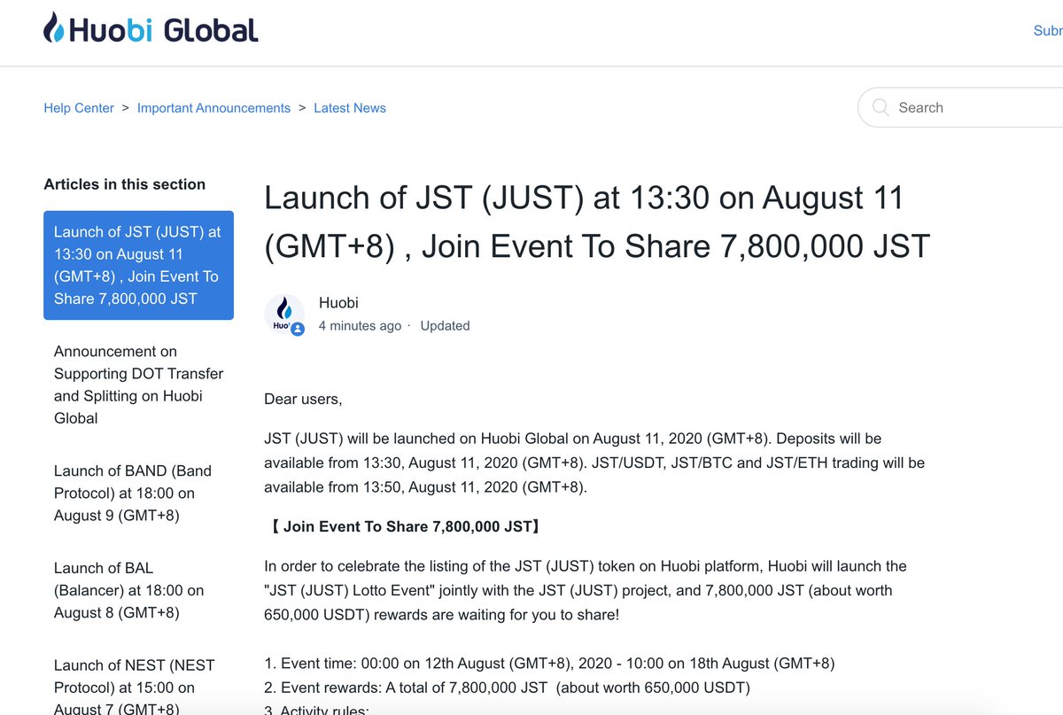 Block_Ark's tweet photo. In #Defi #BlockDaily we published on July 2 explaining why $JST will be bullish with 3 reasons! $JST was 0.007u with $9M market cap then. Today @binance @HuobiGlobal will list $JST 1200% X 🚀
Follow #BlockArk, catch latest #defi trend🌊 @justinsuntron @DeFi_JUST @Tronfoundation https://t.co/jN9MfkjebA