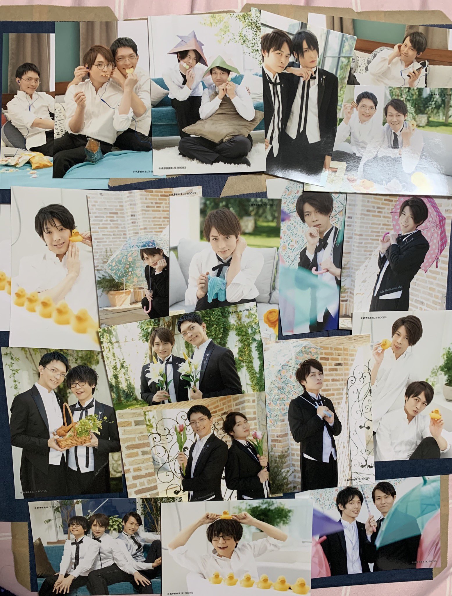 執事歌劇団 執事喫茶 swallowtail チェキ 隈川 古谷 花の配剤 A*e様