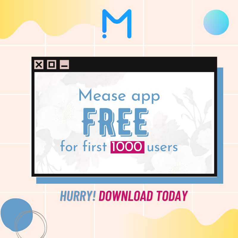AppMease's tweet photo. Mease app is Free for the first 1000 users! 🥳Are you one of them? If not, hurry and download now 📲
https://t.co/zjATve0IeT https://t.co/gHieim03wc