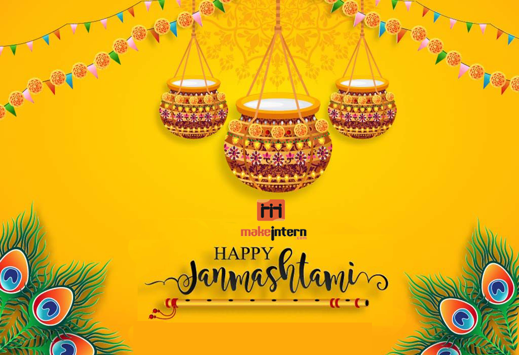 MakeIntern's tweet photo. On this holy occasion of Shri Krishna Janmashtami, I hope and pray that blessings the blessings of Shri Krishna may always be with you. May your heart and home be filled with happiness, peace, and prosperity.

#krishnaJanmashtami #Krishna #happiness #HappyJanmashtami2020 https://t.co/aWpAJLTxLB