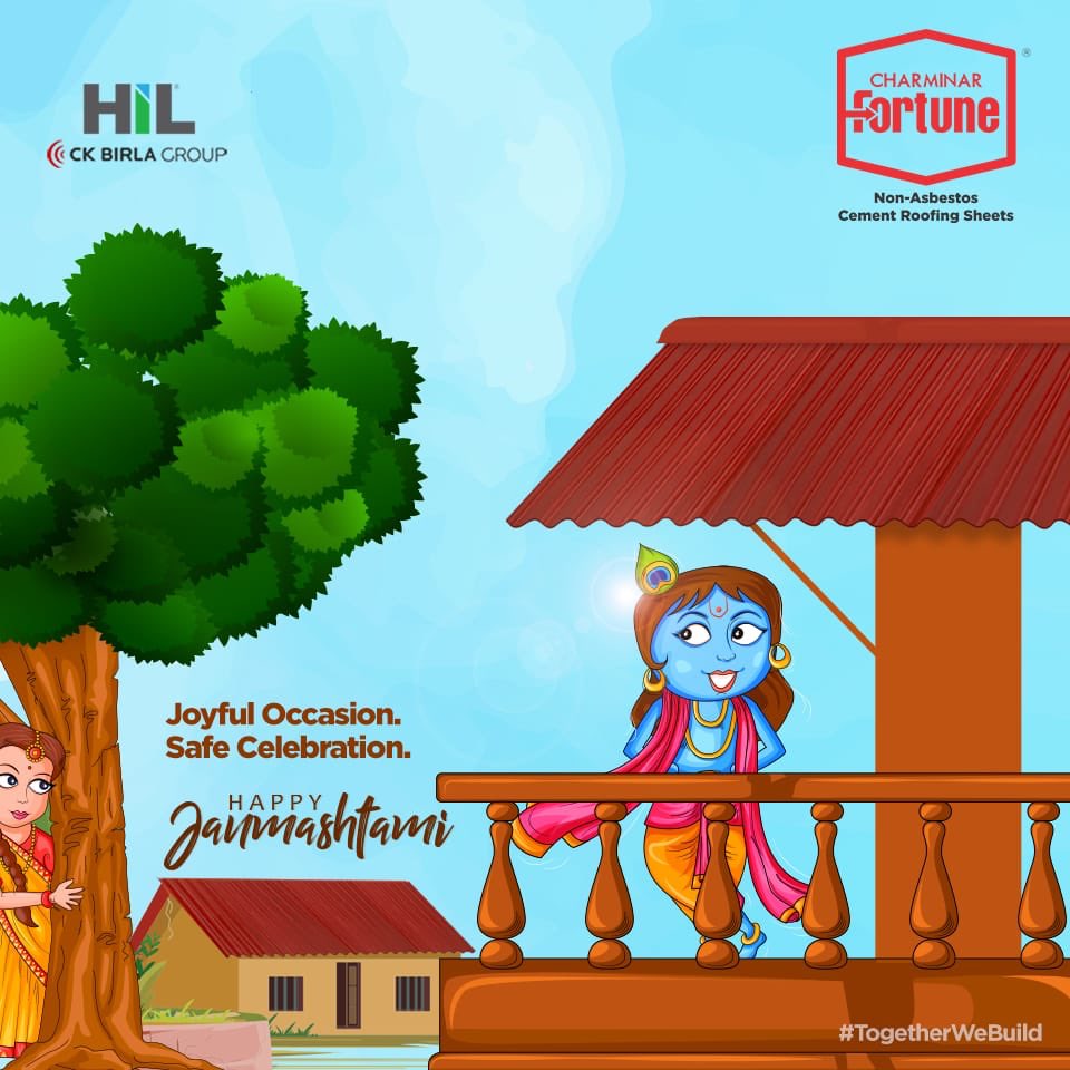 birlanu's tweet photo. Celebrate the joy of Janmashtami in the safety of your home, with the ones you love the most.
 
#Janmasthami #SriKrishna #RoofingSheets #CementSheets #HIL #TogetherWeBuild https://t.co/veUSm71Q6m