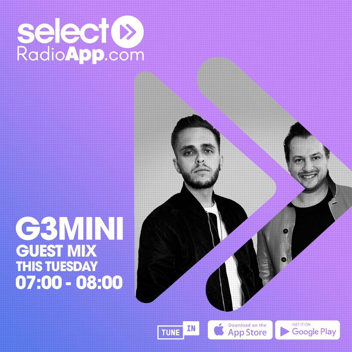 SelectRadioApp's tweet photo. @G3MINI_Music in the #SelectGuestMix right now 🔥 https://t.co/iKuIasv74H
