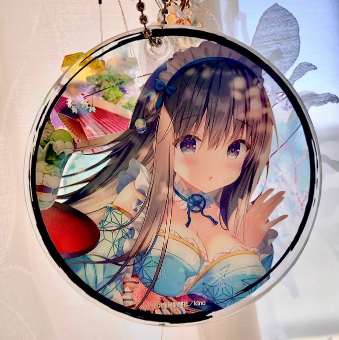 絵師100人展にて和メイドちゃんを描かせていただきました♪
2020年8月8日(土)～8月16日(日)まで開催中です
クリアPVCキーホルダーも是非GETしてくださいね✨
https://t.co/s8c95aZOQM
#絵師100人展 