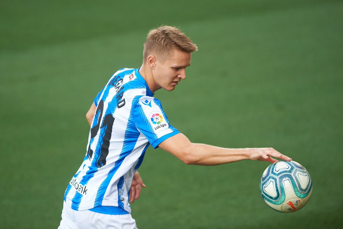 InfiniteMadrid's tweet photo. Everything indicated that Ødegaard will land in San Sebastian soon and start the pre-season with La Real but Madrid's Champions league elimination changed everything. Zidane has asked Real to recover him. [@Marca] https://t.co/8W7N2W8lgG