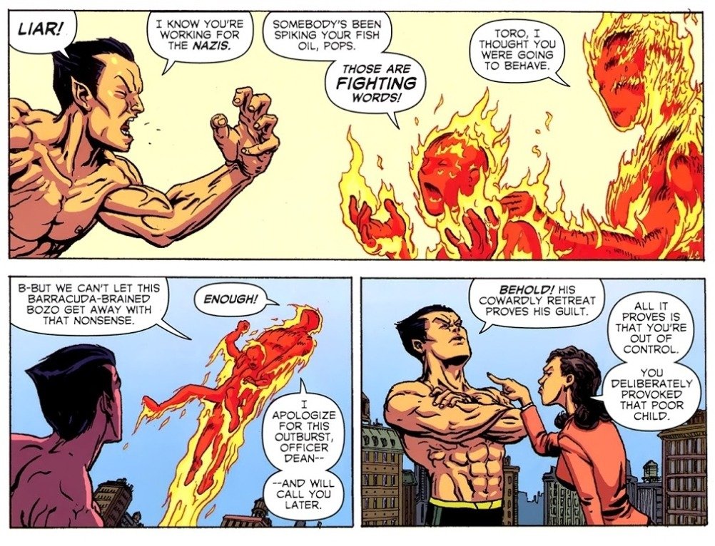 ImperiusWrecked's tweet photo. - You deliberately provoked that poor child
Marvel Mystery Comics 70th Anniversary
#namor #bettydean #jimhammond #tororaymond #humantorch #marvelcomics https://t.co/1UTib2psMw