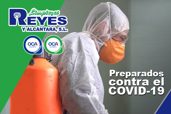 Nuestros operarios están equipados con los más rigurosos sistemas de protección para frenar la expansión del COVID-19 y salvaguardar su seguridad y la de todos. +INFO: limpiezasreyes.es/desinfeccion-c…