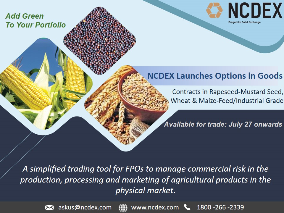 NCDEX on Twitter "NCDEX Options in Goods in RapeseedMustard Seed